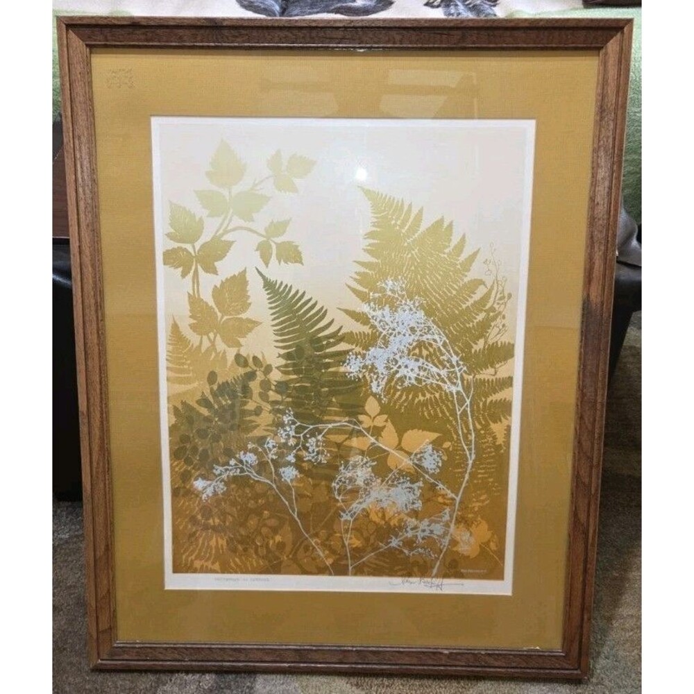 ROGER BERGHOFF SERIGRAPH SILKSCREEN "PATTERNS IN SPRING"  Artwork Painting Art